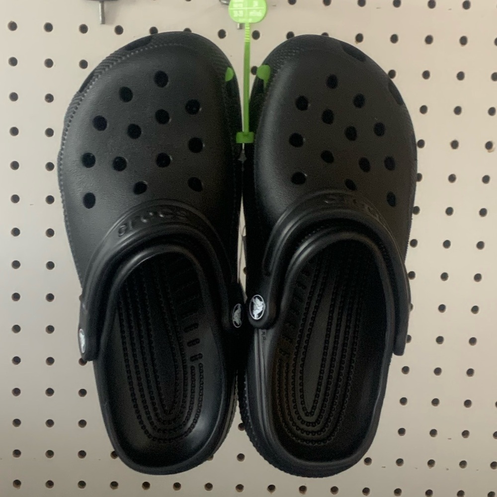 Black Crocs Clogs NWT M6 W8